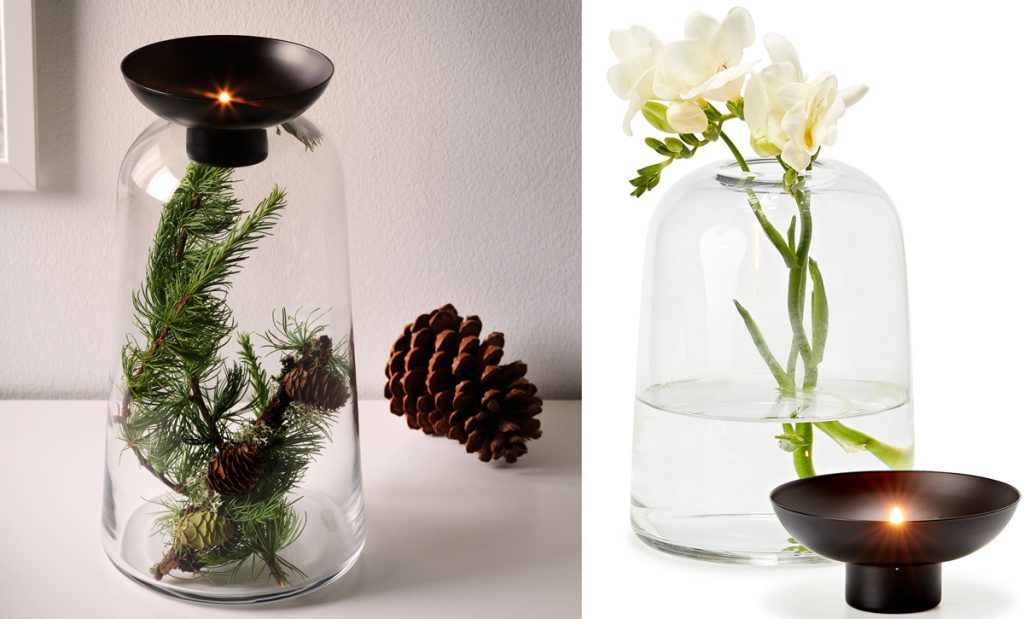 Váza, výška 29 cm, cena 14,99 €, IKEA.