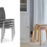 stohovateľné jedálenské stoličky a stohovateľné drevené stoličky