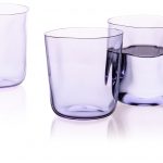 Fialové poháre, ručná výroba