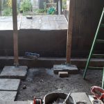 Nastavenie hranolov do betónových platní