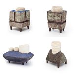 keramické vázy zo série Antiq ručne vyrobené značky Frikou