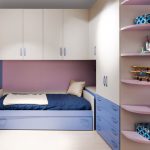 Farebná detská izba s úložnými priestormi nad aj pod posteľou